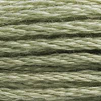 Image of DMC 117-523 Six Stranded Cotton Embroidery Floss, Light Fern Green, 8.7-Yard