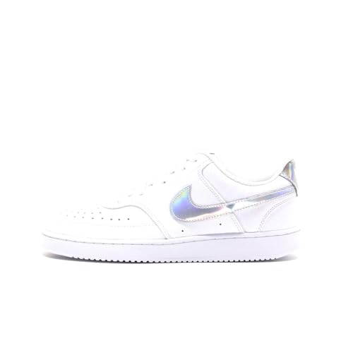 Migliori Scarpe Nike sotto i 100 euro Nike Court Vision Low, Scarpe da Basket Donna, White/Multi-Color-Black, 37.5 EU