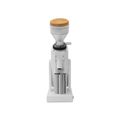 Image of Turin SK40 Single Dose Grinder | 40mm Stainless Steel Conical Burrs, Stepless Adjustment, Tilted Base, Low Retention - Black or White (White)