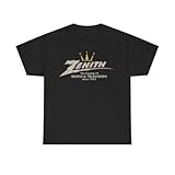 Closed way square mouth DHXKLCF Zenith Radio and Television Nostalgic T-shirtBlackL
