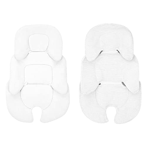 Baby Stroller Cushion Infant Car for Seat Insert for Head Body Support Pillow Pram Thermal Mattress Mesh Breathable Liner Mat Neck for Protection Pad for Newborn Toddler Shower Gifts stroller liner