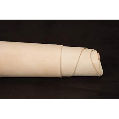 Veg Tanned V-Cut Double Shoulder, Natural, 6 to 7 oz. Cover