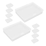Photo Gallery honmeet 12 pezzi scatole trasparenti per carte da gioco con coperchio bisagra contenitori in plastica leggera per carte da collezione organizer portatile per casa e ufficio Photo Gallery honmeet 12 pezzi scatole trasparenti per carte da gioco con coperchio bisagra contenitori in plastica leggera per carte da collezione organizer portatile per casa e ufficio