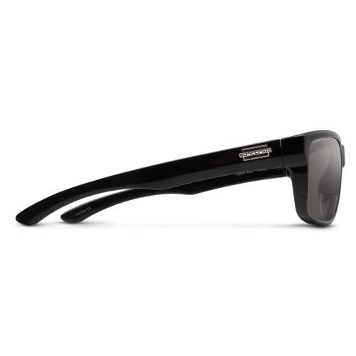 Smith Suncloud Mayor 2.50 Reader Sunglasses - Black | Polar Gray3