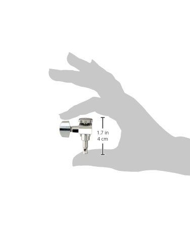 Fender Deluxe Locking Staggered Guitar Tuners, Chrome & Vintage Style Stratocaster/Telecaster Electric Guitar Pre-Slotted Bone Nut #TOP2