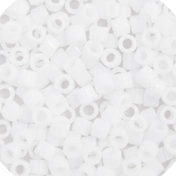 Miyuki Delica 8/0 RD - Chalk White Opaque 250Gms Bulk Bag of Japanese Glass Beads