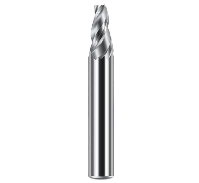 1 fresa cónica de carburo 0,5°, 2° y 3°, acero tungsteno, for fresadora ángulo oblicuo, herramientas CNC for metal(1XR3X4XD4X50)