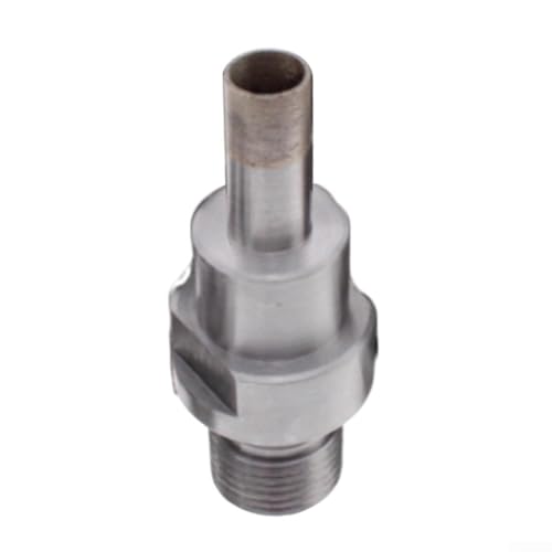 Zilimontt Punta da trapano filettata M20 da 6-32 mm, per piastrelle, pietra, vetro, con rivestimento smerigliato sinterizzato, lunghezza 75 mm, compatibile con foratura in pietra, legno e piastrelle