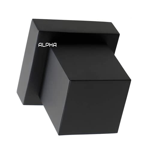 Acabamento Registro Quadrado ABS Preto Padrão Deca Cor:Preto