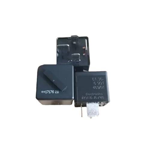 1PCS V23134-K59-X312 5PIN V23136-L6031-X100 4PIN Mini relé automotivo da Bomba de poder, 4Pin V23136-J6-X48 E90 E91 E92 E93(V23136-J6-X48 Black)