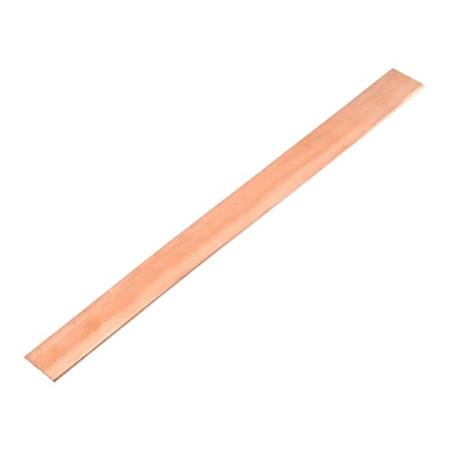 Barre plate en cuivre 20,3x1,2 cm de 6 mm d'épaisseur pour mise à la terre efficace