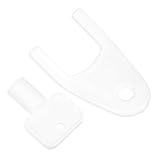 Hohopeti 2 Piezas Llave de Repuesto para Dispensador de Toallas de Papel de Abs Duradero Diseño Minimalista Seguro para Uso Comercial y Fácil