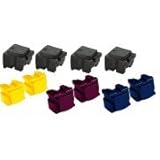 FG Encre Lot de 10 bâtonnets d'encre Solide Compatible pour Xerox COLORQUBE 8570 BK/C/M/Y ...