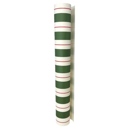Striped Paper Table Runner - Disposable Table Runner Roll for Parties