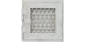 Grille de ventilation installation facile KRATKI blanc pour cheminée - 4