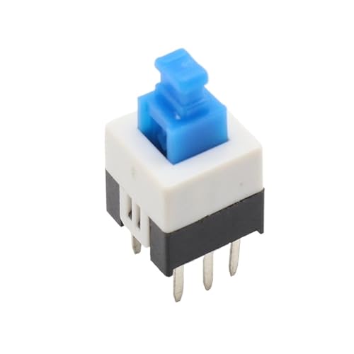 Interrupteur autobloquant 6 broches DPDT 7x7mm pour réparation électronique