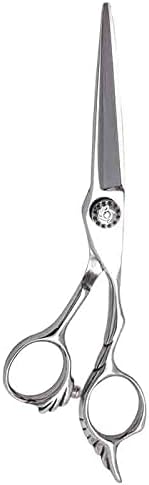 Hair Cutting Shears, 6 Inch Silver 440C Stainless Steel Scissors Fashionable Fine Hair Scissor For Cutting Barber Styling Set