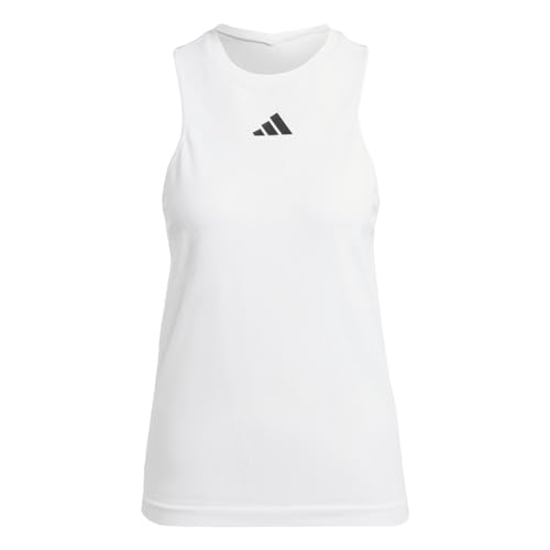 Adidas débardeur tennis London blanc en taille L pour femme performante