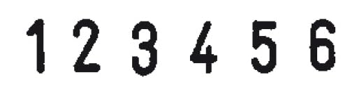 Trodat Printy 6 Bandes 4846 - Tampon Numéroteur