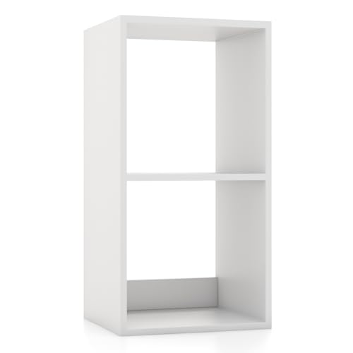 Spazio di archiviazione e visualizzazione aperto - Con cubi aperti, gli scaffali indipendenti facilitano il posizionamento di libri, album, piante, collezioni e ornamenti. È anche facile accedere agli oggetti. La parte superiore offre spazio aggiuntivo per la visualizzazione.
