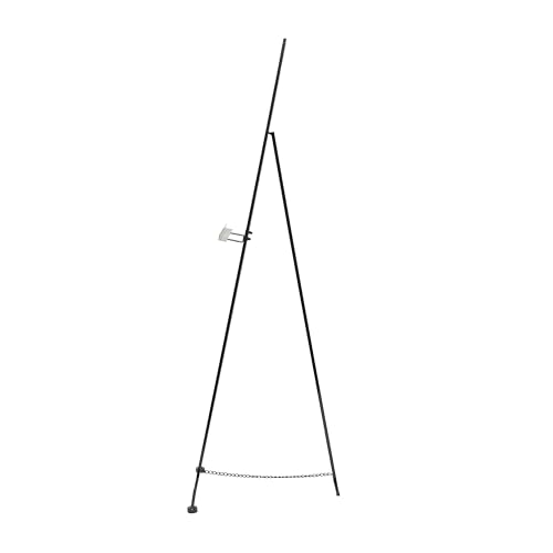 Deco 79 Metal Display Easel Tall Adjustable Floor 3 Tier Floor Standing Easel, Display Stand 16" x 19" x 57", Black - Thumbnail 2