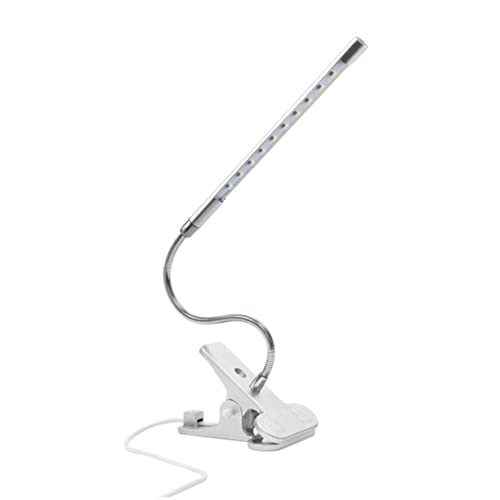Mikikit Lámpara de mesa de protección ocular USB lamparas led mesa condujo Abrazadera flexo escritorio lampara de escritorio lámpara de escritorio de estudio clip en la luz del libro