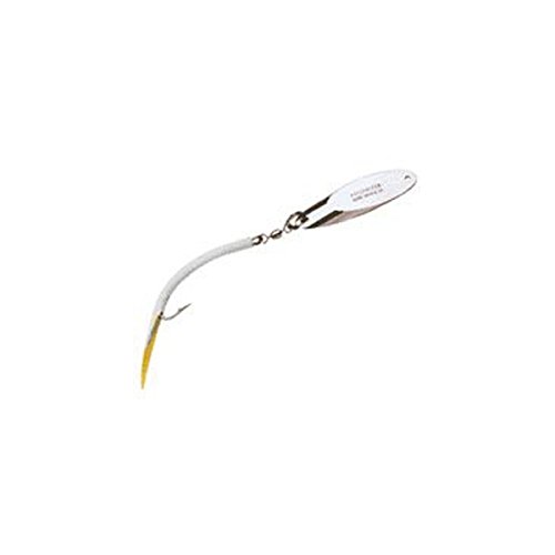 Acme Kastmaster Fishing Lure with a Tube Tail, White, 1-Ounce Montana 