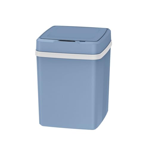 Caneca de basura automática táctil sin contacto azul 12L