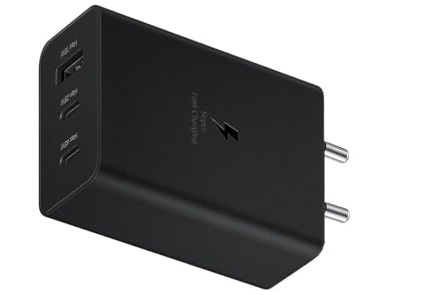 Image of Original 65W Superfast 3 USB Type C Charging Adapter for Smartphone,Black GFR632