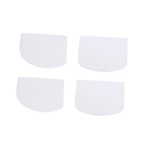 Cabilock 4 Pezzi Tagliapasta Per Pane Utensili Da Forno Kit Per Torta Utensili Da Forno Taglierina Raschietto Per Spatola Liscia Bianco