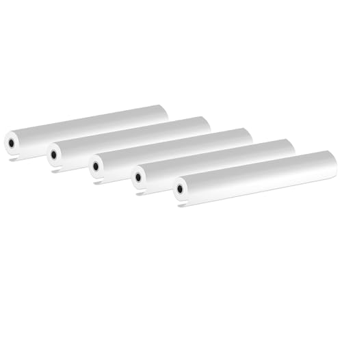 Lot de 5 rouleaux thermiques A4 pour imprimante portable BPF - Impression haute sécurité - Parfait pour photo, reçu, fichier PDF, page Web instantanée