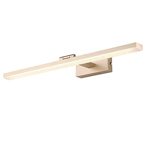 Miroir avant lumière LED de luxe atmosphère hôtel et salle de bain