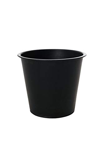 Vivanno Runder Kunststoffeinsatz Blumenkübeleinsatz Pflanzkübel-Einsatz Schwarz D41 x H38 cm