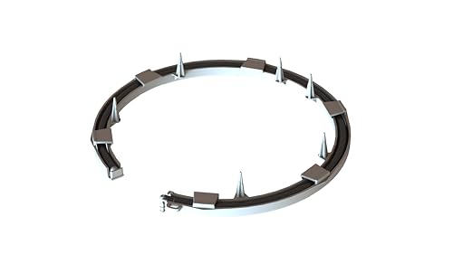 1 Pack - Premium Hevy Duty Drip Irrigation Watering Ring for .125 Inch Tubing, Halo, Circle, Great for Greenhouse & Commercial Grower Applications (10" Diameter Ring, 1)