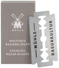 MÜHLE Double Edge Safety Razor Blades, Replacement Razor Blades, 10 Count