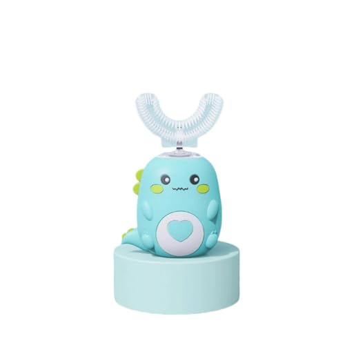 子供用電動歯ブラシ 電動U字型ベビーサウンドウェーブ サイレント歯ブラシ ブラッシングツール(C,6-12 years old)