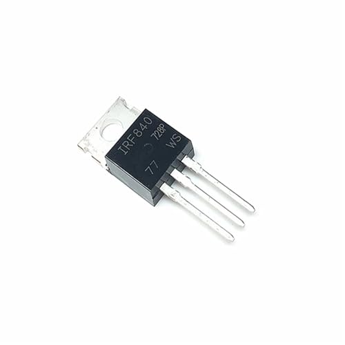 Transistor MOSFT IRF840 TO220 haute tension 500V commutation rapide - 10pcs