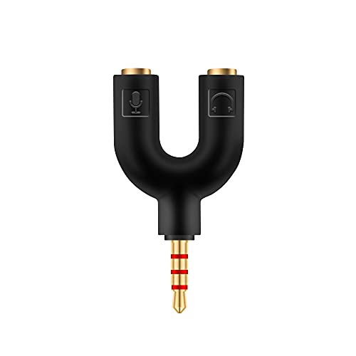 Hiebee 2 In 1 3.5Mm Headphone Splitter Adapter (Microphone + Audio) Female To Male&Male To Female Stereo Jack Y Cable Compatible For Ps4,Ps5,Nintendo Switch,Phone,Laptop(3 In 1 Pack) #TOP2