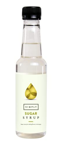Simply Sugar Syrup, Vegan & Nut Free Flavoured Syrup for Coffee, Cocktails & Baking (250ml)