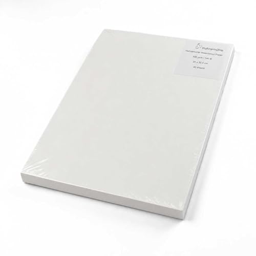 Papel de acuarela Hahnemühle grano fino pack 40 hojas dibujo