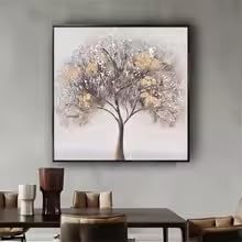 Tableau nordique abstrait pour illuminer les murs de votre salon moderne