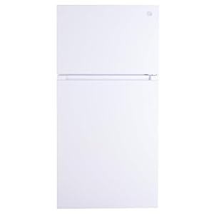 Kenmore 33 in. 20.5 cu. ft. Capacity Refrigerator/Freezer with Full-Width Adjustable Glass Shelving, Humidity Control Crispers, ENERGY STAR Certified, White