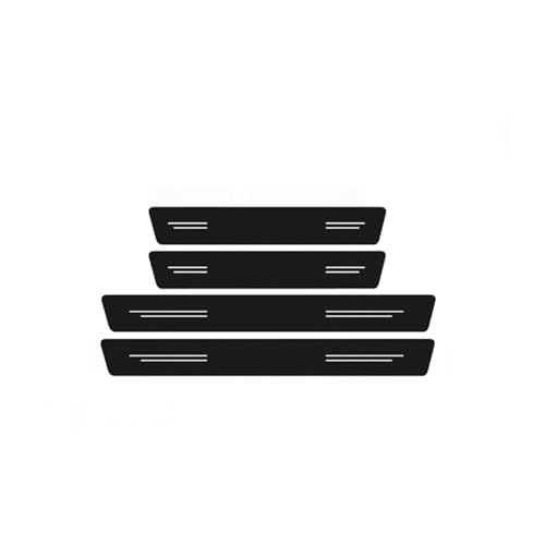 Protector de umbral de puerta antiarañazos para Nissan Sentra 2015~2021 con vinilo resistente 4pcs
