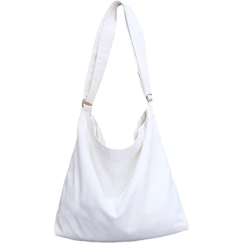 Image of Lify Women's Retro Large Size Canvas Shoulder Bag Hobo Crossbody Handbag Casual Tote - 1 Piece