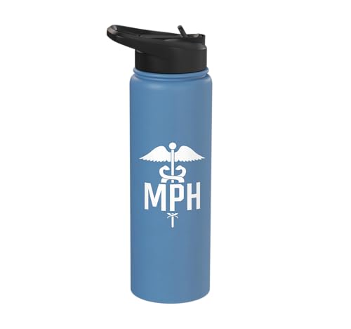 Master of Public Health MPH Degree Masters Graduation Stainless Steel Insulated Water Bottle