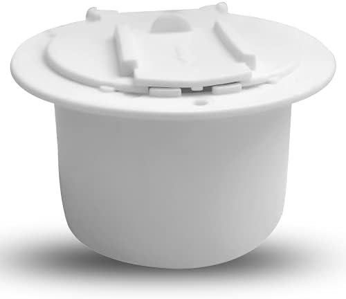 NU-SET Lock | RV Electrical Cable Hatch | Electrical Cable Hatch | RV Accessories & Door Hardware,RV011 (White)