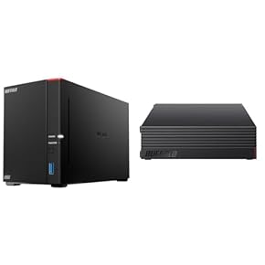 外付けハードディスク・ドライブ Buffalo NAS LS-WXB4.0 TL/R1J 4TB 2TB X 2 LS-WV4.0TL/R1J : ネットワーク対応HDD(NAS) : LinkStation
