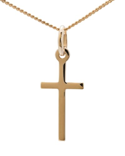 Chaîne et pendentif croix chrétienne moderne, bijou chic quotidien