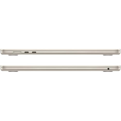 Image of 2023 Apple MacBook Air with Apple M2 Chip with 8-Core CPU /10-Core GPU (15-inch, 8GB RAM, 256GB SSD Storage) (QWERTY English) Starlight (Renewed Premium)