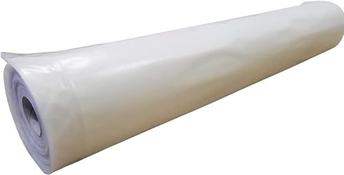 Farm Plastic Supply Ultra-Clear Plastic Sheeting - 6 mil - Clear Plastic Sheeting Indoor or Outdoor Use Outdoor Patio Cover Indoor Drop Cloth (12 x 25)